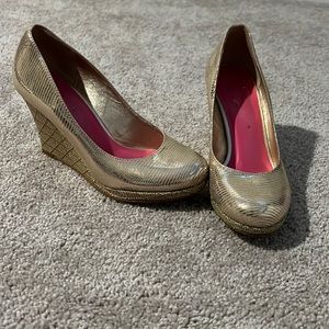 Lilly Pulitzer Wedges; 6.5; Good Condition